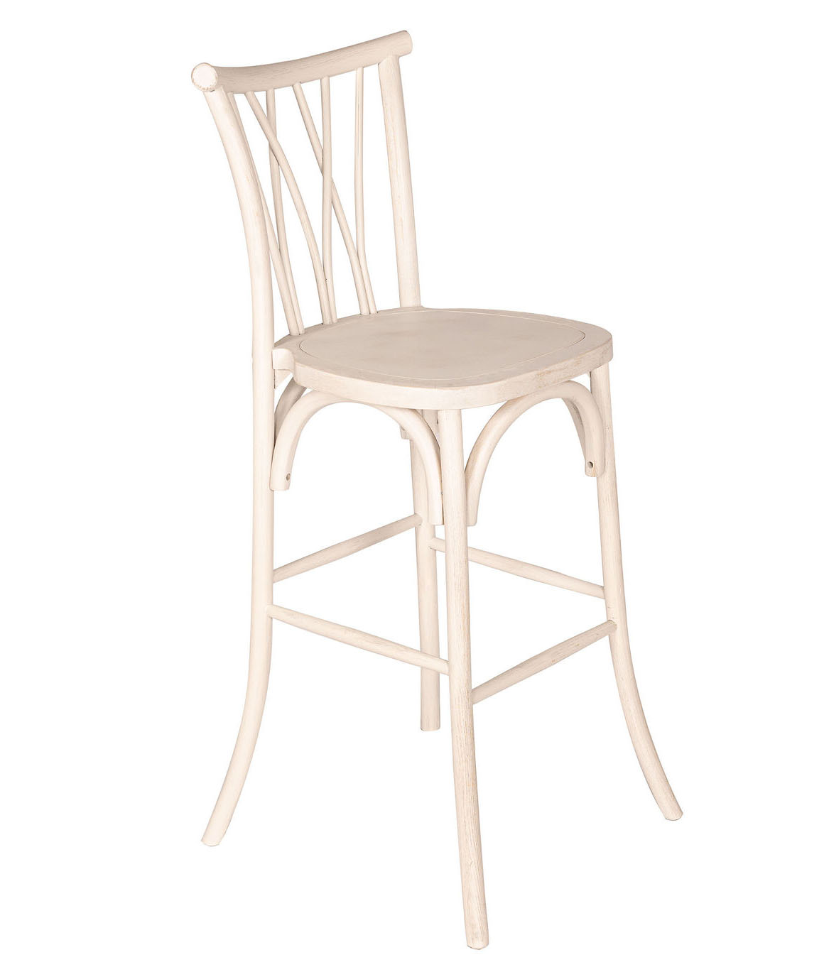 Bali Bar Stool White-Washed