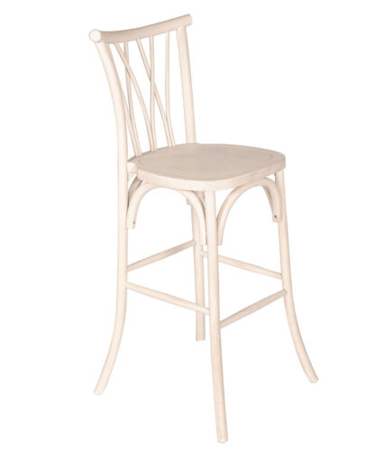 Bali Bar Stool (White Washed)