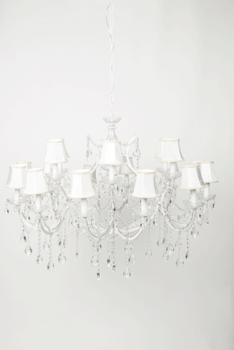 Beverly Hills Chandelier – White