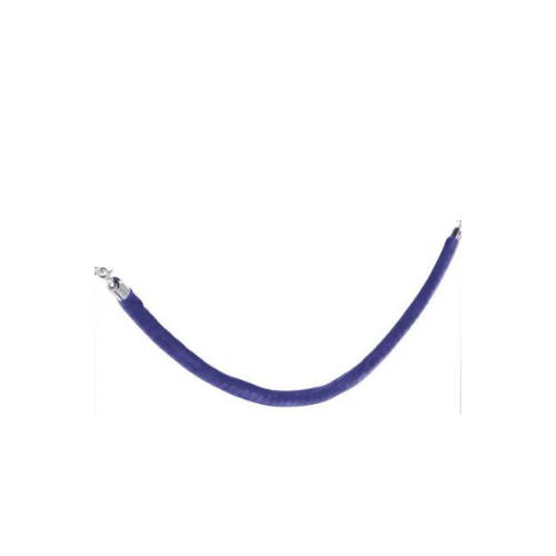 Blue Velvet Stanchion Rope