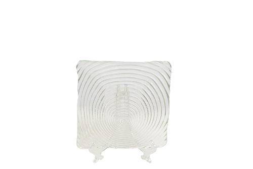 Clear Maze Salad Plate, 6 5/8"