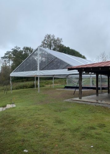 Clear Top Gable-End Tent