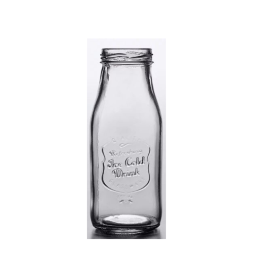 Glass Milk Bottle, 10 oz (Rack of 25)
