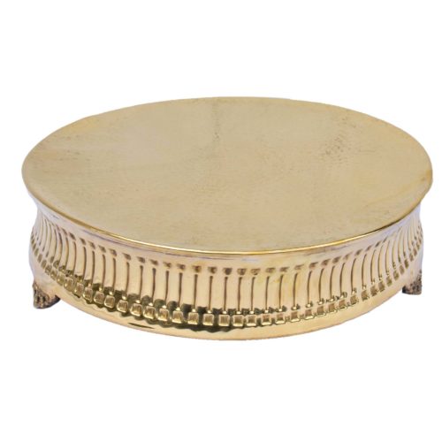Gold Plated Cake Stand