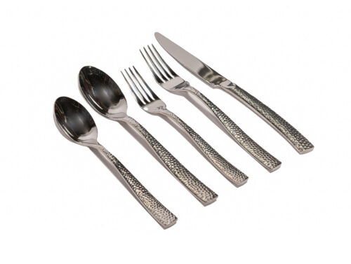 Hammered Silver Flatware