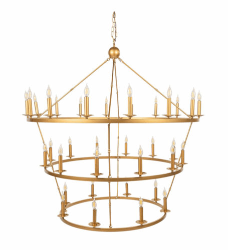Lady Macbeth Chandelier – Gold or Black