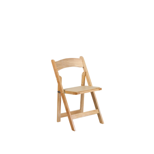 Natural Wood Folding Chair