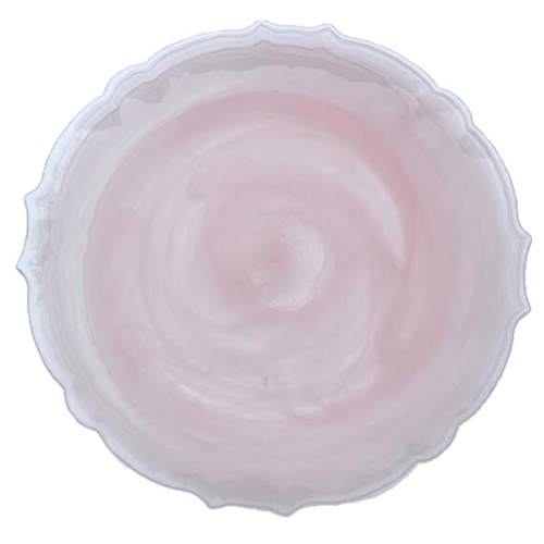 Pink Alabaster Glass Charger