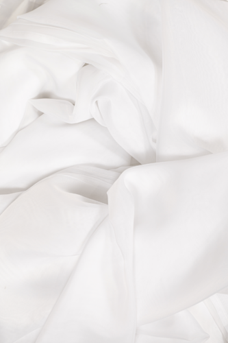 Sheer White Drape
