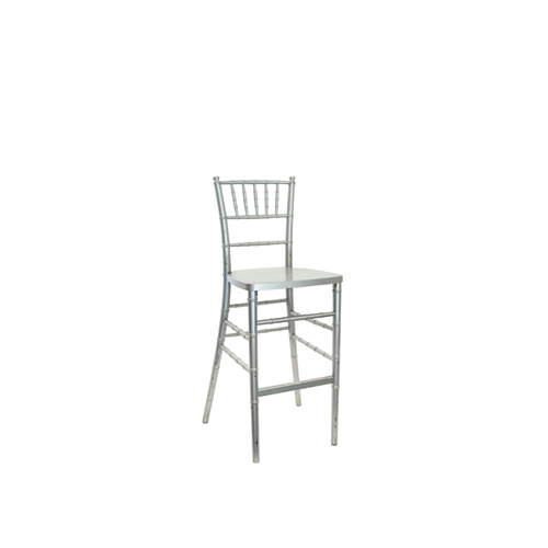 Silver Chiavari Bar Stool