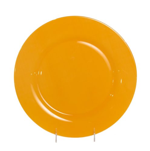 Tangerine Glass Charger, 12"