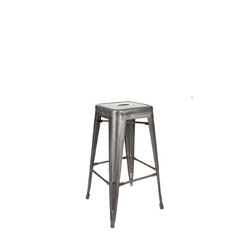 Tolix Gunmetal Bar Stool