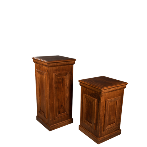 Walnut Craftsman Pedestal