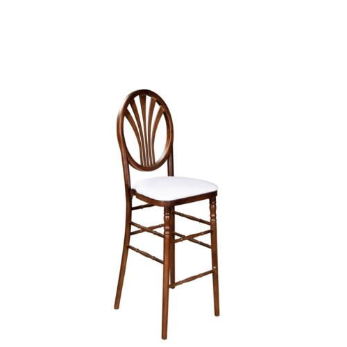 Walnut Horizon Bar Stool