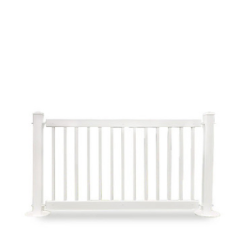 White Vinyl Fencing, 6'